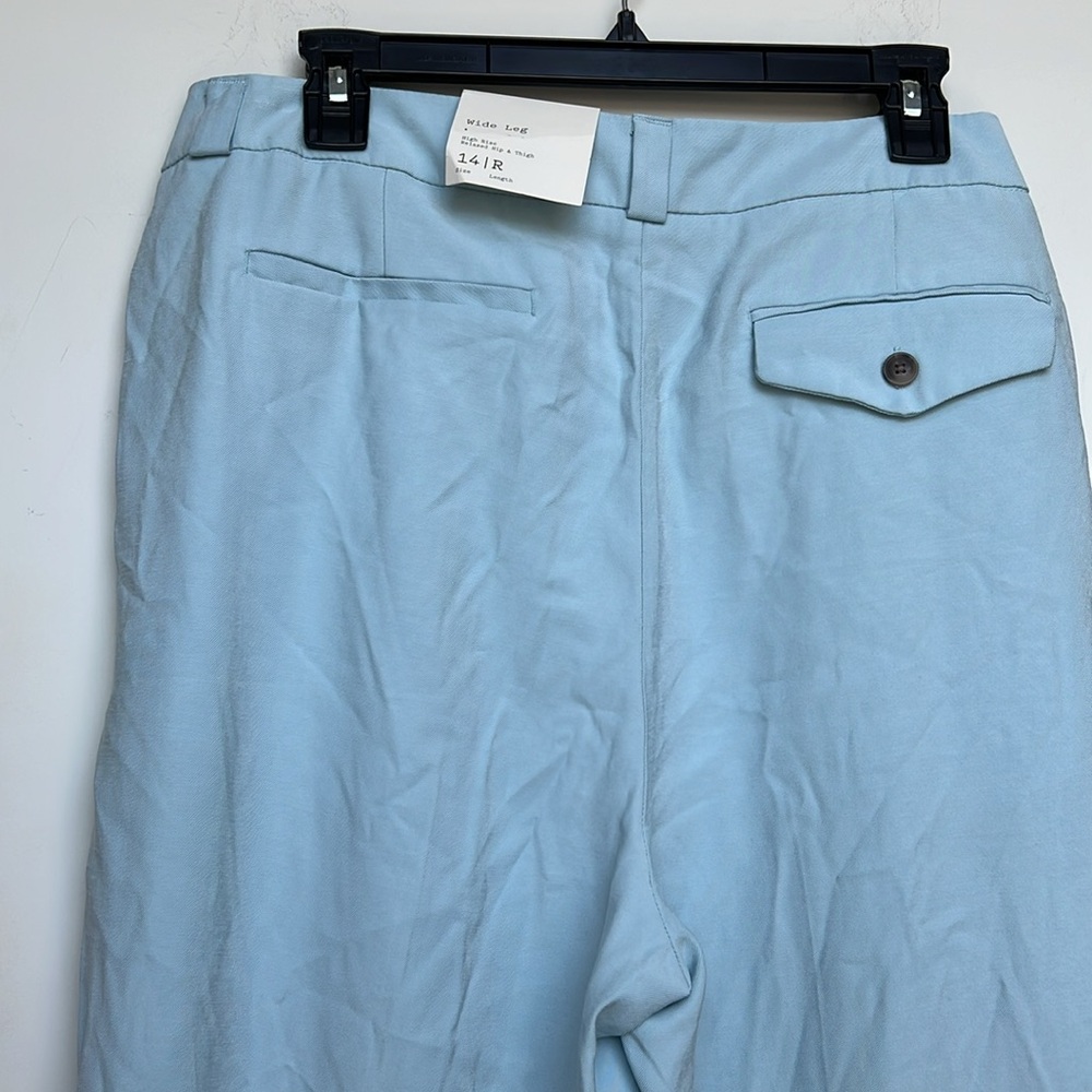 A new day Blue Wide Leg High Rise Pants NWT - Picture 5 of 5